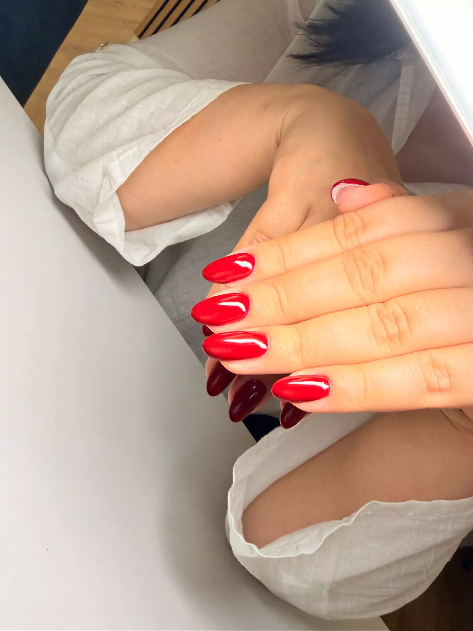 Pose d'ongles en gel